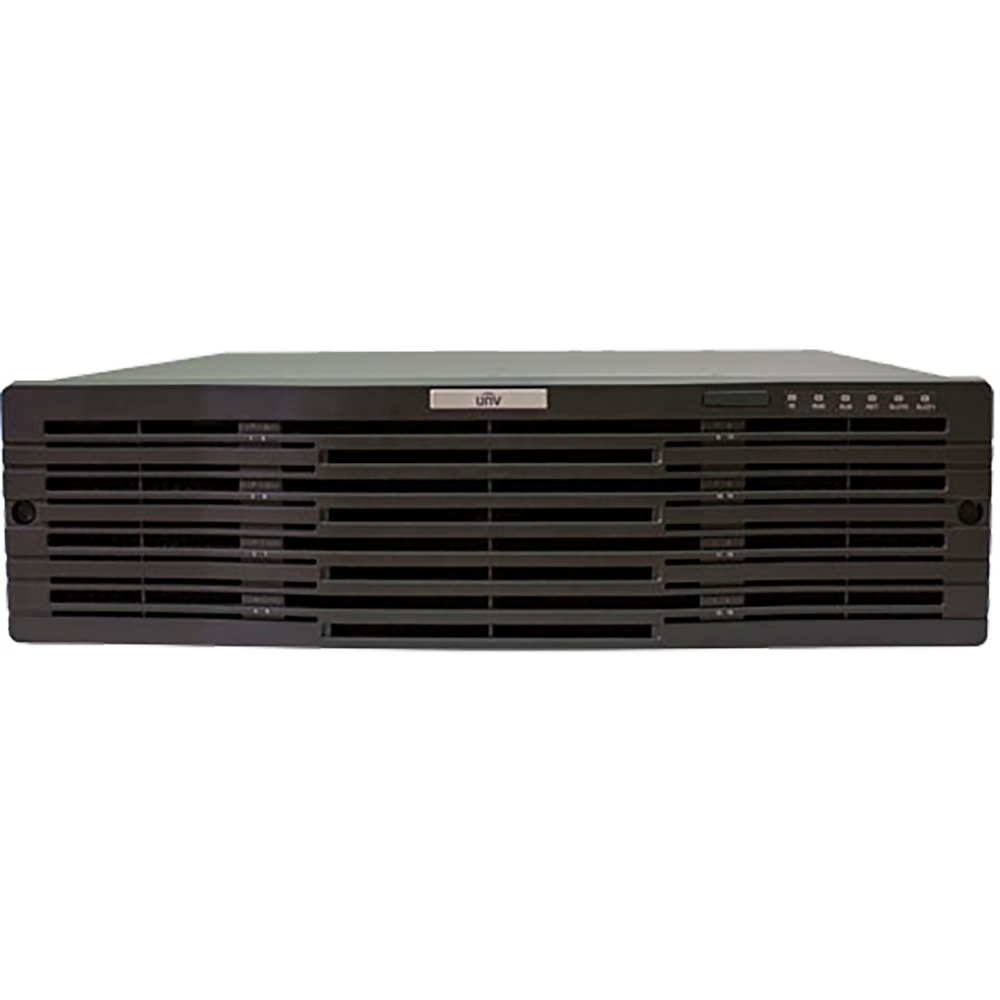 NVR PRO CANALES 64, 16 SATA HDD HASTA 16TB, CARACT. H.265 HASTA 12MPX, RAID0/1/5/6/10/50/60, HARD DISK HOT SWAP, BEHAVIOR SEARCH, PEOPLE COUNTING, TRAFFIC MONITORING, TEMP DETECTION POR CAMARA