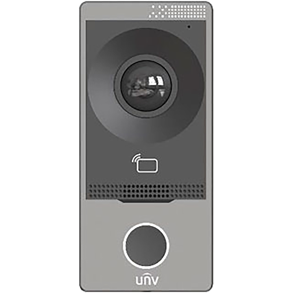 VIDEO PORTERO IP WI-FI UNIDAD EXTERIOR METALICO, MONTAJE SUPERFICIAL, 2MPX C/ UN BOTON