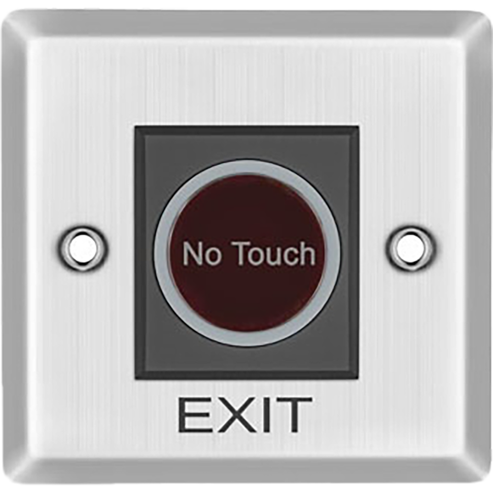 EXIT BUTTON, SIN CONTACTO TIPO TOUCH, METALLICO, DISEÑO PROFESIONAL 12VDC