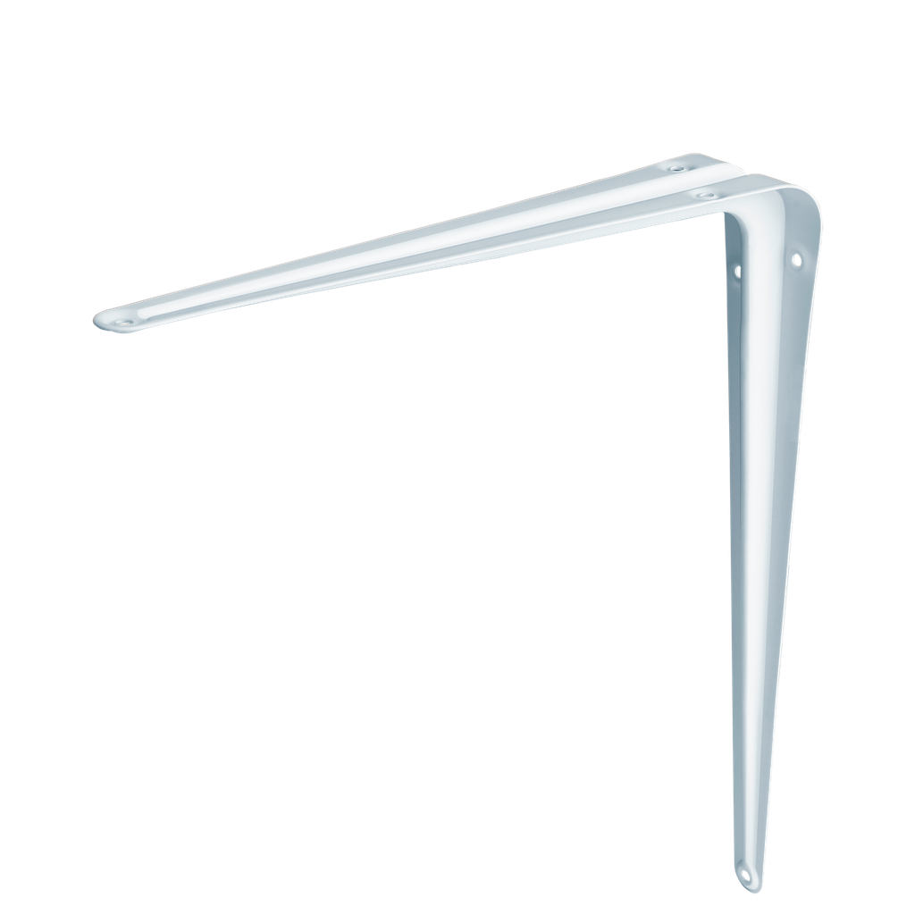 MENSULA PARA ESTANTE - 100 X 120 X 0,8MM - CAPACIDAD DE CARGA (POR PAR): 15 KGF - 6 PUNTOS DE FIJACIÓN - ACCESORIOS DE MONTAJE NO INCLUIDOS
