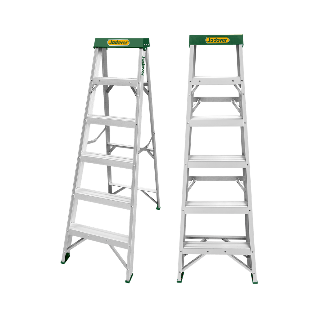 ESCALERA DE TRABAJO - ALUMINIO - ESCALONES: 5+1 - CARGA MÁXIMA: 150KG