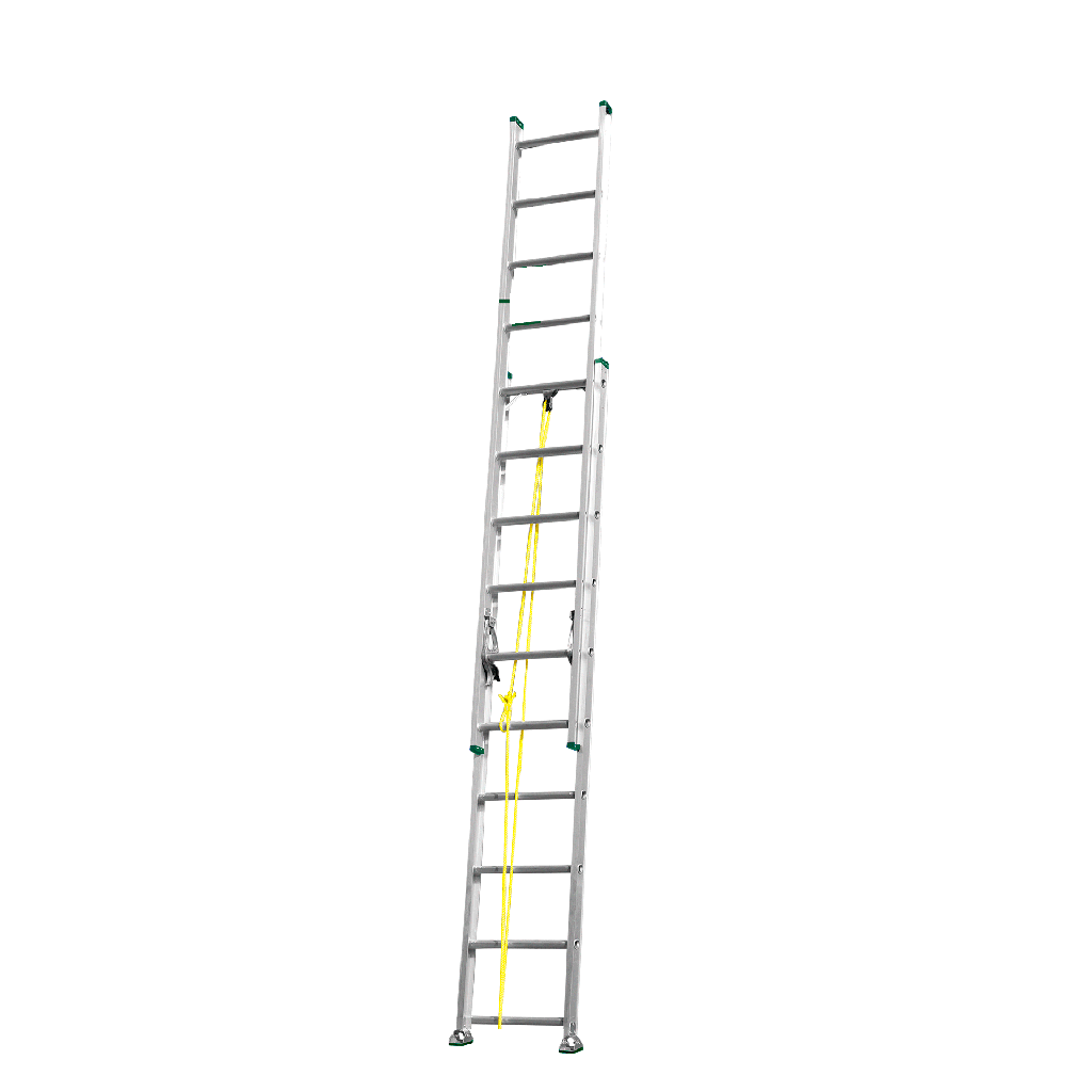 ESCALERA EXTENSIBLE - ESCALONES: 2X10 - ALUMINIO - ALTURA EXTENDIDA: 5180 MM - MÁX. CARGA: 150KG