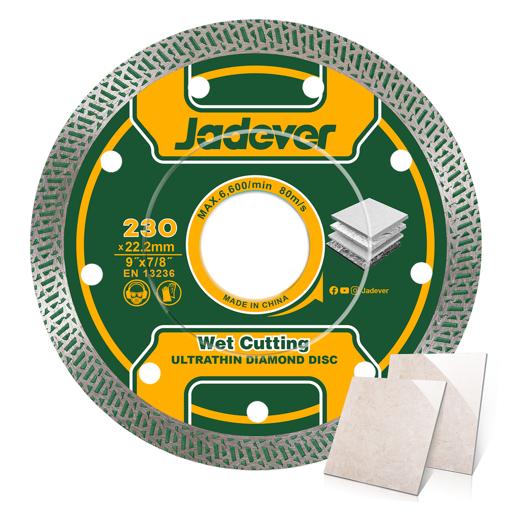 DISCO DE DIAMANTE ULTRAFINO 230MM (9'') ANCHO 10MM
