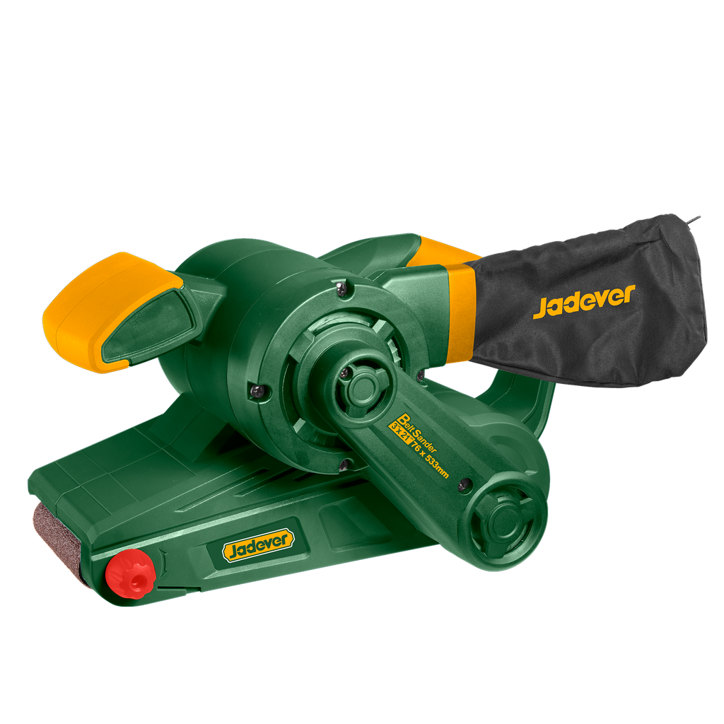 LIJADORA DE BANDA 920W - VOLTAJE: 220-240V 50/60HZ - VELOCIDAD SIN CARGA: 150 - 270RPM - TAMAÑO DE LA BANDA: 533 X 76MM - ACC. DE SUCCIÓN DE POLVO - INCLUYE 1 CORREA DE LIJADO