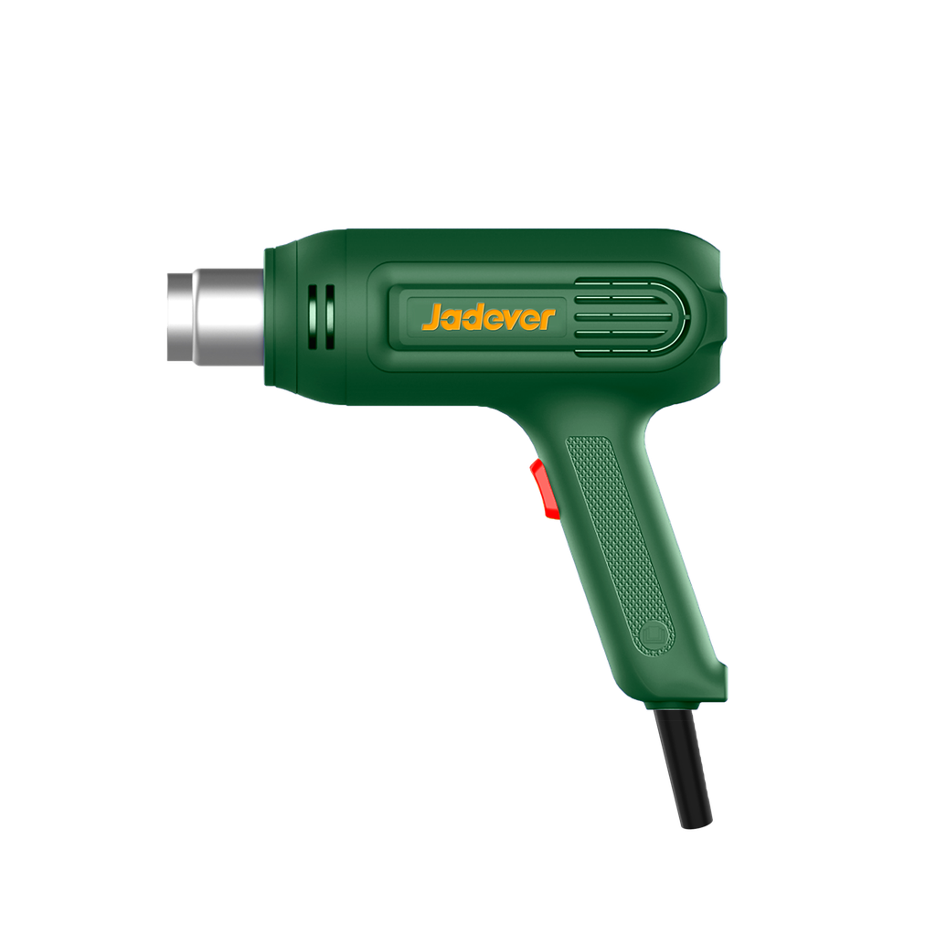 PISTOLA DE CALOR 1600W - VOLTAJE: 220V-240V 50/60HZ - TEMPERATURA: 400°C/500°C - FLUJO DE AIRE: 250/480 LL/MIN - INCLUYE: BOQUILLA REDUCTORA