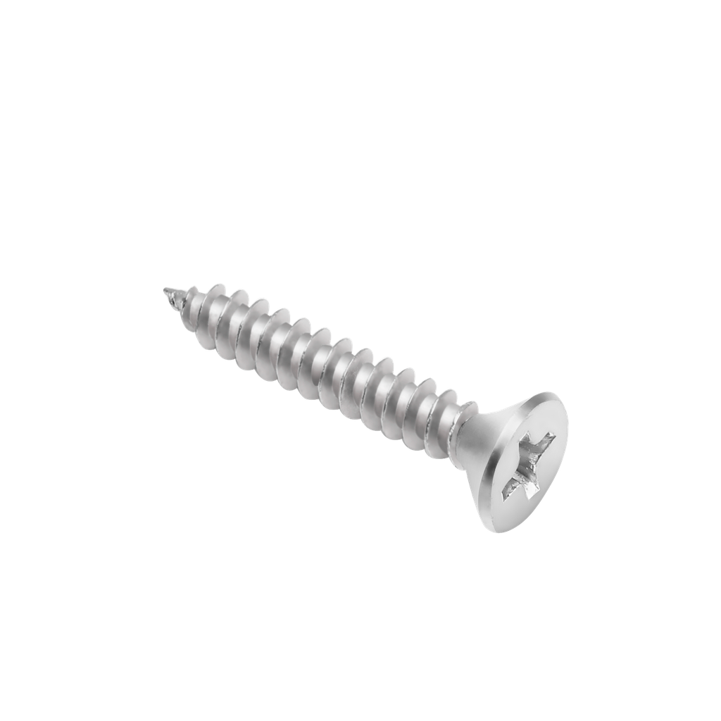TORNILLO PARKER DE CABEZA FRESADA - PHILLIPS - TAMAÑO: #6 X 3/4'' (3.5 X 19MM) - ACERO AL CARBONO DE ALTA CALIDAD - 300 UNIDADES / BOLSA