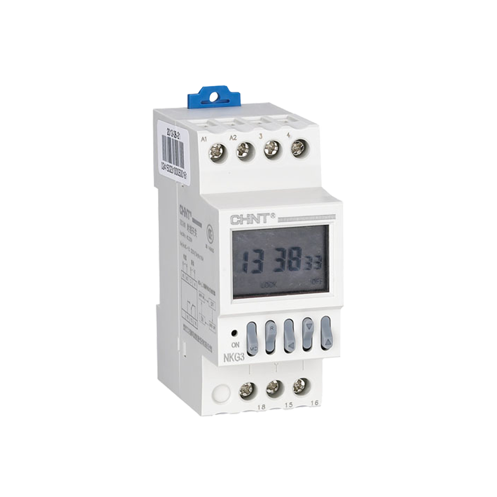 RELÉ ELECTRÓNICO CHINT: timer programable semanal 16 programas  t: 1 seg-168 h-220VCA