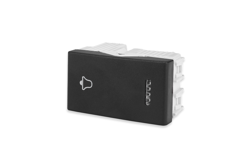 MODULO PULSADOR CAMPANA NEGRO - KALOP