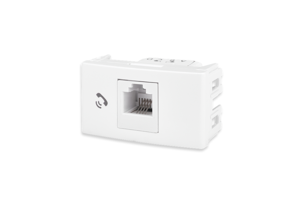 MODULO TOMA TELEFONICA BLANCA - KALOP