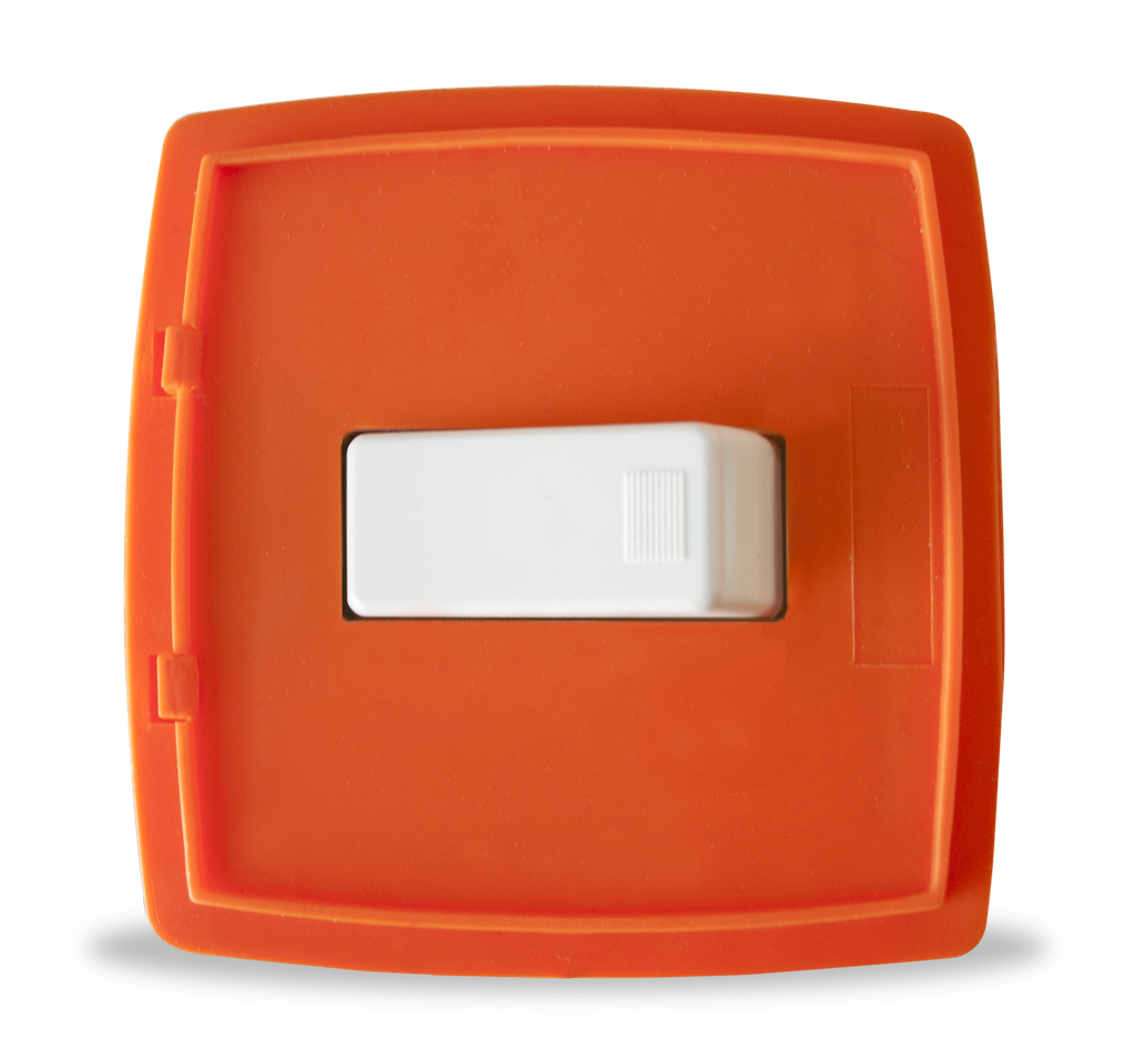 CAJA CAPSULADA SOPORTE 1 PUNTO NARANJA - KALOP
