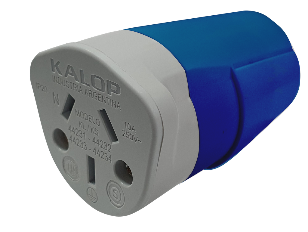 TOMA MÓVIL HEAVY DUTY AZUL KALOP
