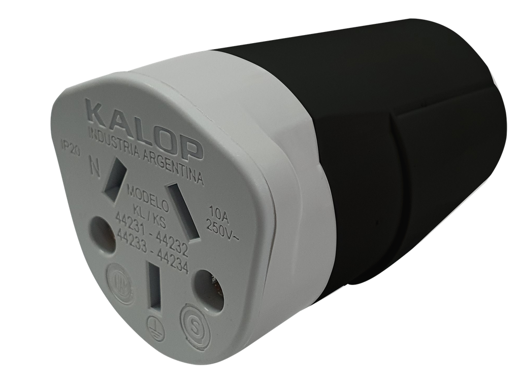 TOMA MÓVIL HEAVY DUTY NEGRO KALOP