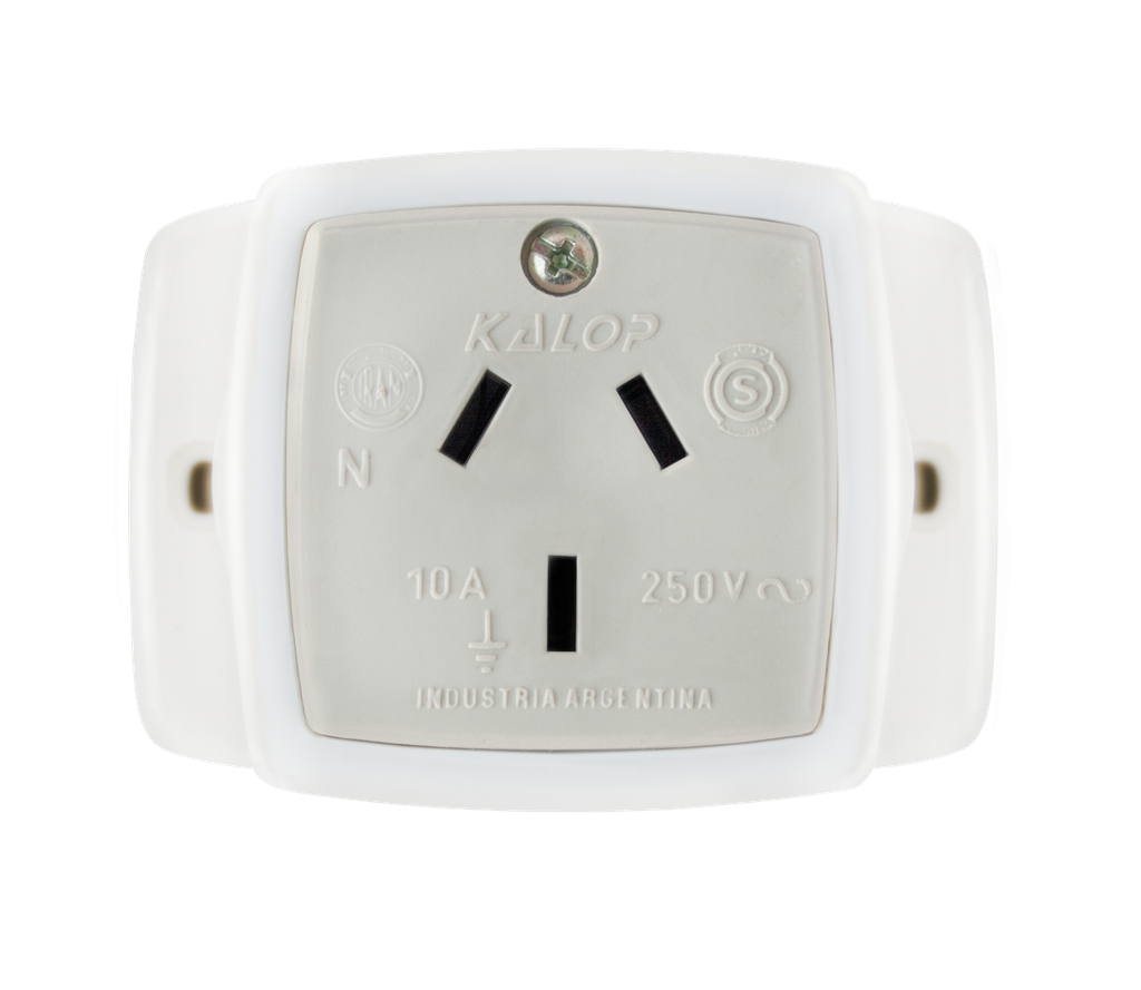 BASE MODULAR 10A BLANCA T.T - KALOP