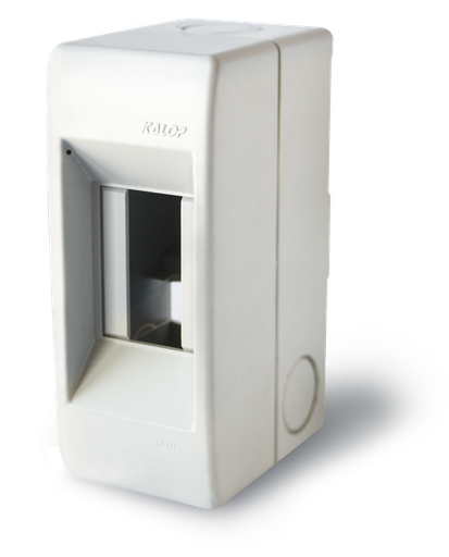 [KL02472] Tablero sin tapa Apl. 2 módulos PVC IP20. Kalop