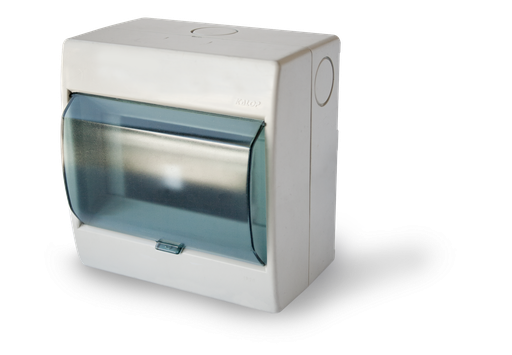 [KL02476T] Tablero con tapa Apl. 6 módulos PVC IP20. Kalop