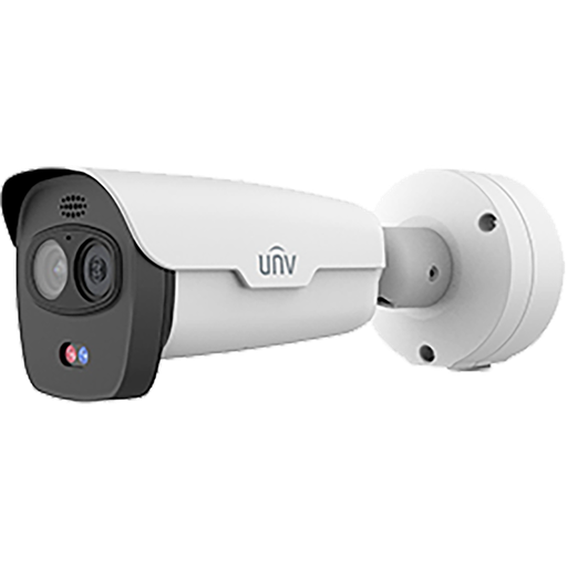 [TIC2621SR-F3-4F4AC-VD] CAMARA IP PRO TIPO TERMICA BI-ESPECTRO OPTICO RESOLUCION COLOR 2688X1520@30FPS, ULTRA 265/H.265, DC12V/POE, IR 50M, RESOLUCION TERMICO 256X192@30FPS, 3,2MM