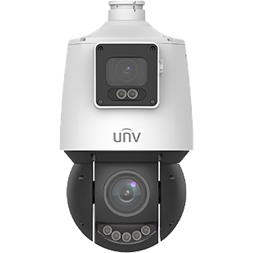 [IPC94144SFW-X25-F40C] DOMO PTZ PRIME DOBLE LENTE FIJA: 1/1.8", 4MP, 4MM@F1.0 , LUZ CALIDA LED DE 30M, PTZ: 1/2.8"", 4MP, 4.8~120MM@F1.5 , ZOOM DE 25X, IR 100M"