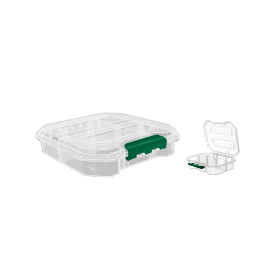 [JDTB8341] ORGANIZADOR TRANSPARENTE HORIZONTAL 6 COMPARTIMENTOS 180 X 165 X 50MM