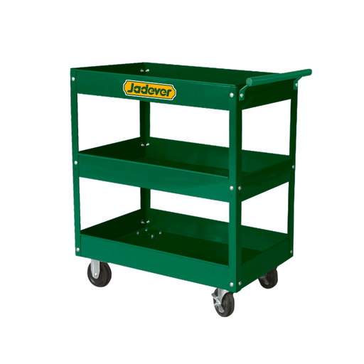 [JDCS1A13] CARRO CON RUEDAS - 3 BANDEJAS DE ACERO - 719 X 365 X 85MM - PESO 12KG - 4 RUEDAS