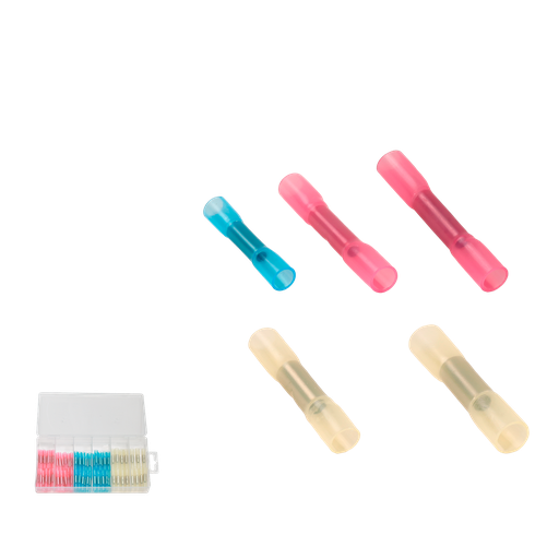 [JDYU1B01] KIT DE UNIONES PREAISLADAS DE 80 PIEZAS - COBRE + PE - 22-16 GA ROJO, 16-14 GA AZUL, 12-10 GA AMARILLO