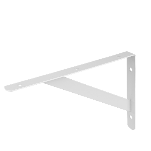 [JDZJ2340] MENSULA PARA ESTANTE CON TRAVESAÑO - 400 X 250 X 2MM - CAPACIDAD DE CARGA (POR PAR): 60 KGF - 6 PUNTOS DE FIJACIÓN - ACCESORIOS DE MONTAJE NO INCLUIDOS