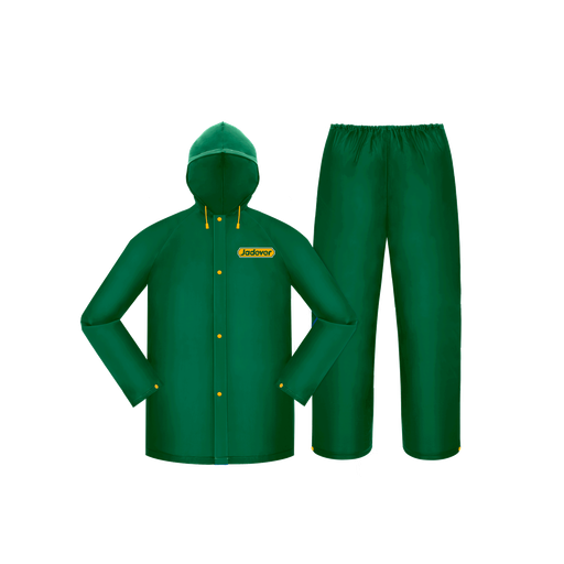 [JDRC30XL] TRAJE DE LLUVIA COMPLETO - TALLA XL - ESPESOR: 0,25MM - 100% PVC NUEVO - RESISTENTE AL AGUA - VENTILACIÓN EN AXILAS