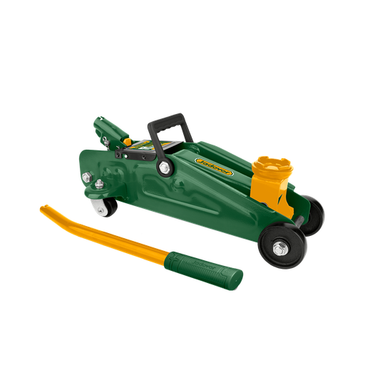[JDHJ2502] GATO HIDRÁULICO CON RUEDAS - 2 TONELADAS - MÍN. ALTURA: 140 MM - RECORRIDO: 145 MM - PESO: 6,2KG