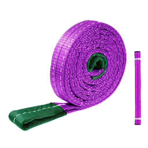 [JDWG1313] ESLINGA DE CINCHA - CARGA: 1T - LONGITUD: 3M ANCHO: 25MM - FACTOR DE SEGURIDAD: 5:1 - 2 CAPAS - 100% POLIÉSTER