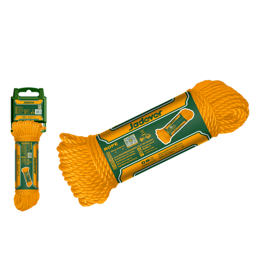 [JDRZ1306] CUERDA MONOFILAMENTO DE PP - DIÁMETRO: 6MM - LONGITUD: 20M - 100% POLIPROPILENO
