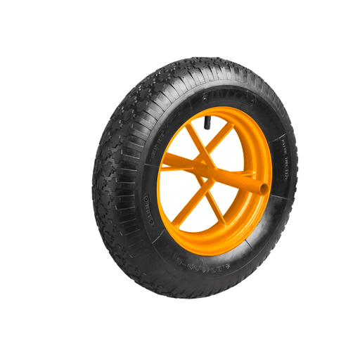 [JDWL1301] RUEDA NEUMÁTICA - CARGA MÁXIMA: 130KG - 16''X4.00-8 - 4PR - NEUMÁTICO CON LÍNEAS DE DIAMANTES