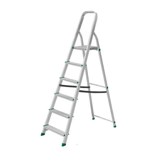 [JDLD3H06] ESCALERA - ALUMINIO - ESCALONES: 6 - MÁX. CARGA: 120KG