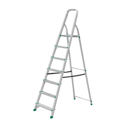 [JDLD3H07] ESCALERA - ALUMINIO - ESCALONES: 7 - MÁX. CARGA: 120KG