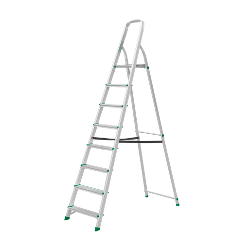 [JDLD3H08] ESCALERA - ALUMINIO - ESCALONES: 8 - MÁX. CARGA: 120KG