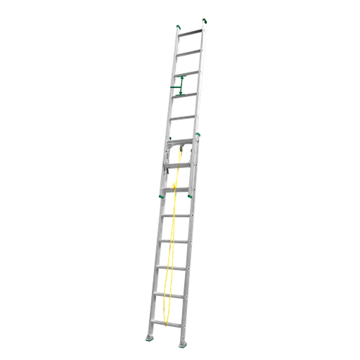 [JDLD8H16] ESCALERA EXTENSIBLE - ESCALONES: 2X8 - ALUMINIO - ALTURA EXTENDIDA: 3960 MM - MÁX. CARGA: 150KG