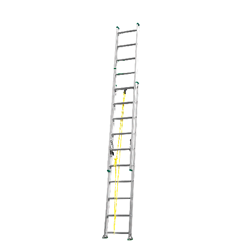 [JDLD8H20] ESCALERA EXTENSIBLE - ESCALONES: 2X10 - ALUMINIO - ALTURA EXTENDIDA: 5180 MM - MÁX. CARGA: 150KG