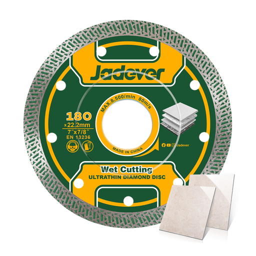 [JDDC4K04] DISCO DE DIAMANTE ULTRAFINO 180MM (7'') ANCHO 10MM