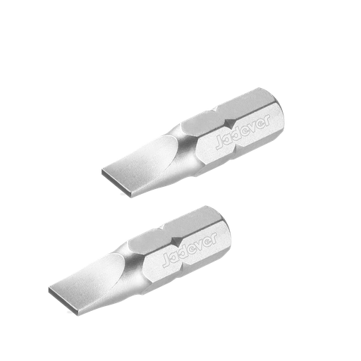 [JDSV1K24] PUNTAS DE DESTORNILLADOR - SL6 X 1 X 25MM - 2 PIEZAS/JUEGO - AC. CR-V ENDURECIDO Y REVENIDO