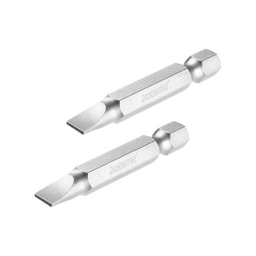 [JDSV2K24] PUNTAS DE DESTORNILLADOR - SL6 X 1 X 50MM - 2 PIEZAS/JUEGO - AC. CR-V ENDURECIDO Y REVENIDO