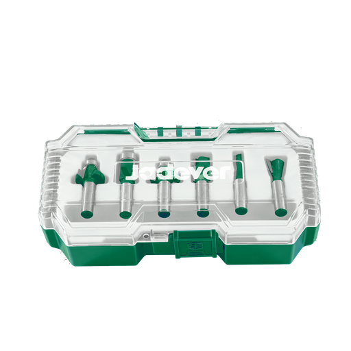 [JDRKSR0112] KIT DE FRESAS DE 6 PIEZAS - VÁSTAGO: 12MM
