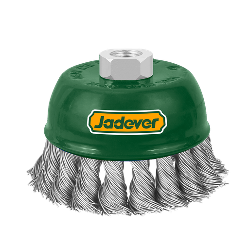 [JDCE2401] CEPILLO COPA DE ALAMBRE TRENZADO - DIÁMETRO: 75MM  (3'') - HILO: M14X2