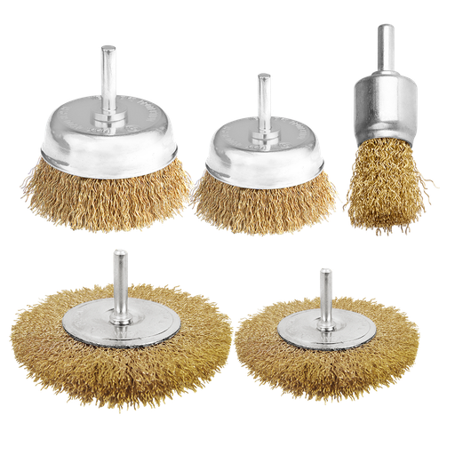 [JDCE6401] KIT DE CEPILLOS COPA DE ALAMBRE DE 5 PIEZAS