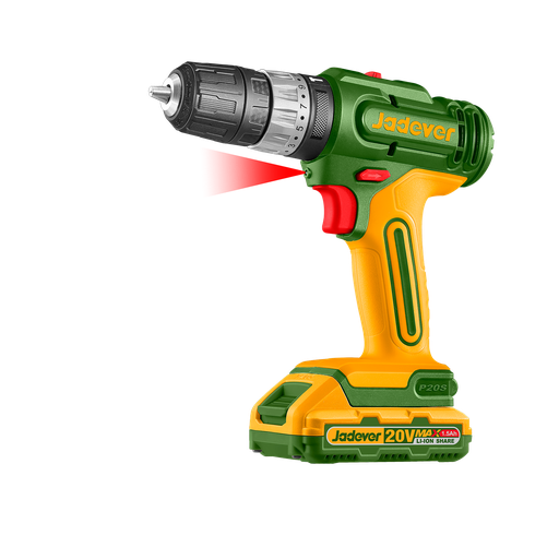 [JDCDP521-4] TALADRO DE IMAPCTO INALÁMBRICO 1500 RPM / 22500 BPM CON BATERÍA LI-ION 1.5AH - VOLTAJE: 20V - PAR MÁX: 35 NM - CAPACIDAD DEL PORTABROCAS: 0,8-10 MM - AJUSTES DE PAR: 18+1+1 - 2 VEL - INCLUYE CARGADOR