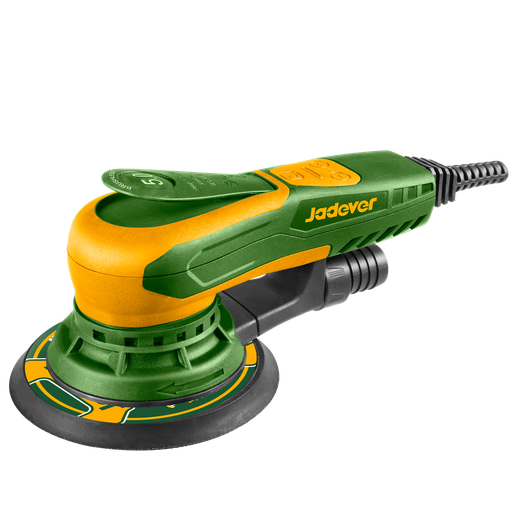 [JDFA55350-4] LIJADORA ORBITAL BRUSHLESS 350W - MOTOR SIN ESCOBILLAS - VOLTAJE: 220-240V 50/60HZ - VELOCIDAD SIN CARGA: 4000 - 10000RPM - DIÁMETRO DE LA ALMOHADILLA: 150MM - BASE DE VELCRO - 4 PAPELES DE LIJA