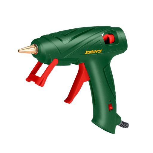 [JDGL3608-4] PISTOLA ENCOLADORA 25W (150W) - VOLTIOS: 220-240V 50/60HZ - CAPACIDAD DE PEGADO: 15 - 20G/MIN - DIÁMETRO DE LA BARRA DE PEGAMENTO: 11MM - INCLUYE 2 BARRAS DE 150MM