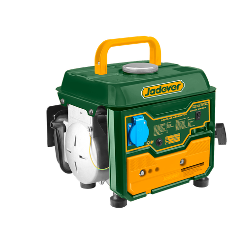 [JDGEAA01-4] GENERADOR A GASOLINA 3000RPM - POT MÁX: 0,8KW - POT NOM: 0,65KW - MOTOR 2 TIEMPOS 63CC - REFRIGERADO POR AIRE - ARRANQUE MANUAL - ALTERNADOR DE ALAMBRE DE AL - TANQUE DE COMBUSTIBLE: 4.0L