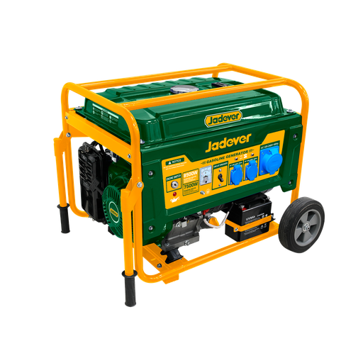 [JDGEAA10-4] GENERADOR A GASOLINA 3000RPM - POT MÁX: 8,5KW - POT NOM: 7,5KW - MOTOR 4 TIEMPOS OHV 457CC - REFRIGERADO POR AIRE - ENCENDIDO TCI - ARRANQUE MANUAL + ELÉCTRICO - TANQUE DE COMBUSTIBLE: 25L