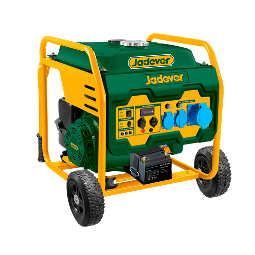 [JDGEAB10-4] GENERADOR A GASOLINA INVERTER - POT MÁX: 7,5KW - POT NOM: 7,0KW - THD <3% - MOTOR 4 TIEMPOS OHV 420CC - REFRIGERADO POR AIRE - VEL VARIABLE - ENCENDIDO TCI - ARRANQUE MANUAL + ELÉCTRICO - TANQUE: 15L