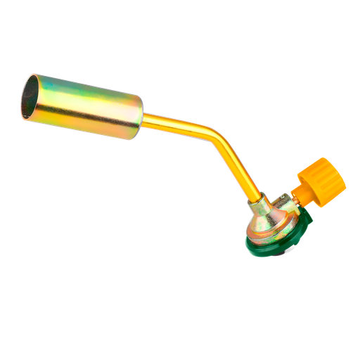 [JDFG2602] SOPLETE DE GAS - NO DISPARA AL REVÉS - AC. + ALUM. + ALEAC. ZINC - TEMPERATURA DE LA LLAMA: 1100° (REGULABLE) - CONSUMO DE GAS: 258 G/H - CONEXIÓN: TIPO BAYONETA - ENCENDIDO MANUAL