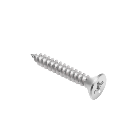 [JDXSC913] TORNILLO PARKER DE CABEZA FRESADA - PHILLIPS - TAMAÑO: #6 X 3/4'' (3.5 X 19MM) - ACERO AL CARBONO DE ALTA CALIDAD - 300 UNIDADES / BOLSA