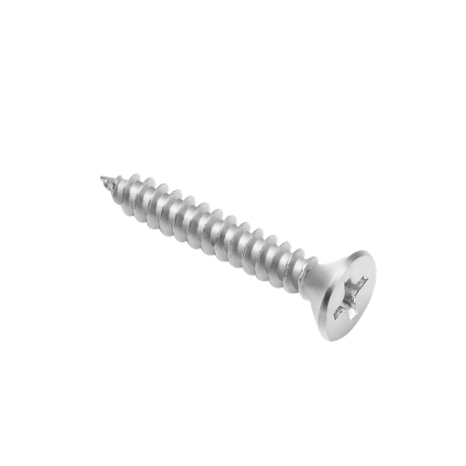 [JDXSC914] TORNILLO PARKER DE CABEZA FRESADA - PHILLIPS - TAMAÑO: #6 X 1'' (3.5 X 25MM) - ACERO AL CARBONO DE ALTA CALIDAD - 250 UNIDADES / BOLSA